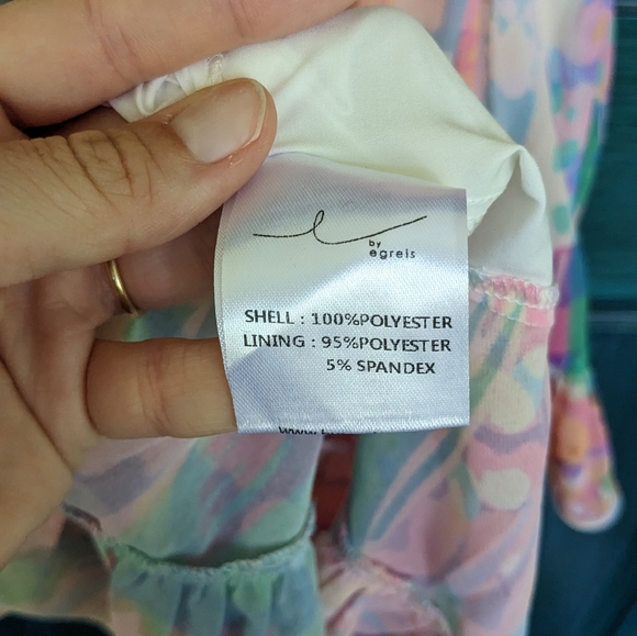 NWT Egreis Tiered Ruffle Corset Babydoll Party Dress - Picture 10 of 10